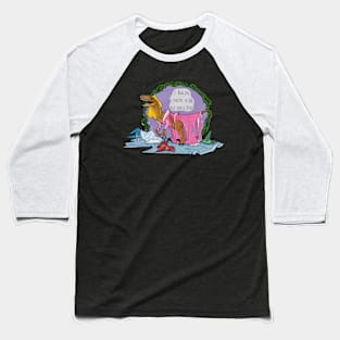 sleeping raptor Baseball T-Shirt